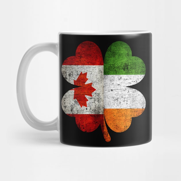 Canadian Irish Shamrock Canada Ireland Flag St Patrick's Day Gift by Henry jonh